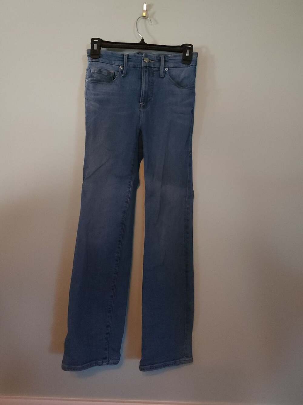 Good American Good Straight High Rise Jeans Size 00/24